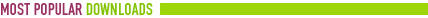Most popular downloads