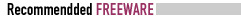 Recommended freeware