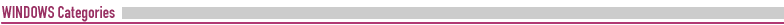 Windows categories